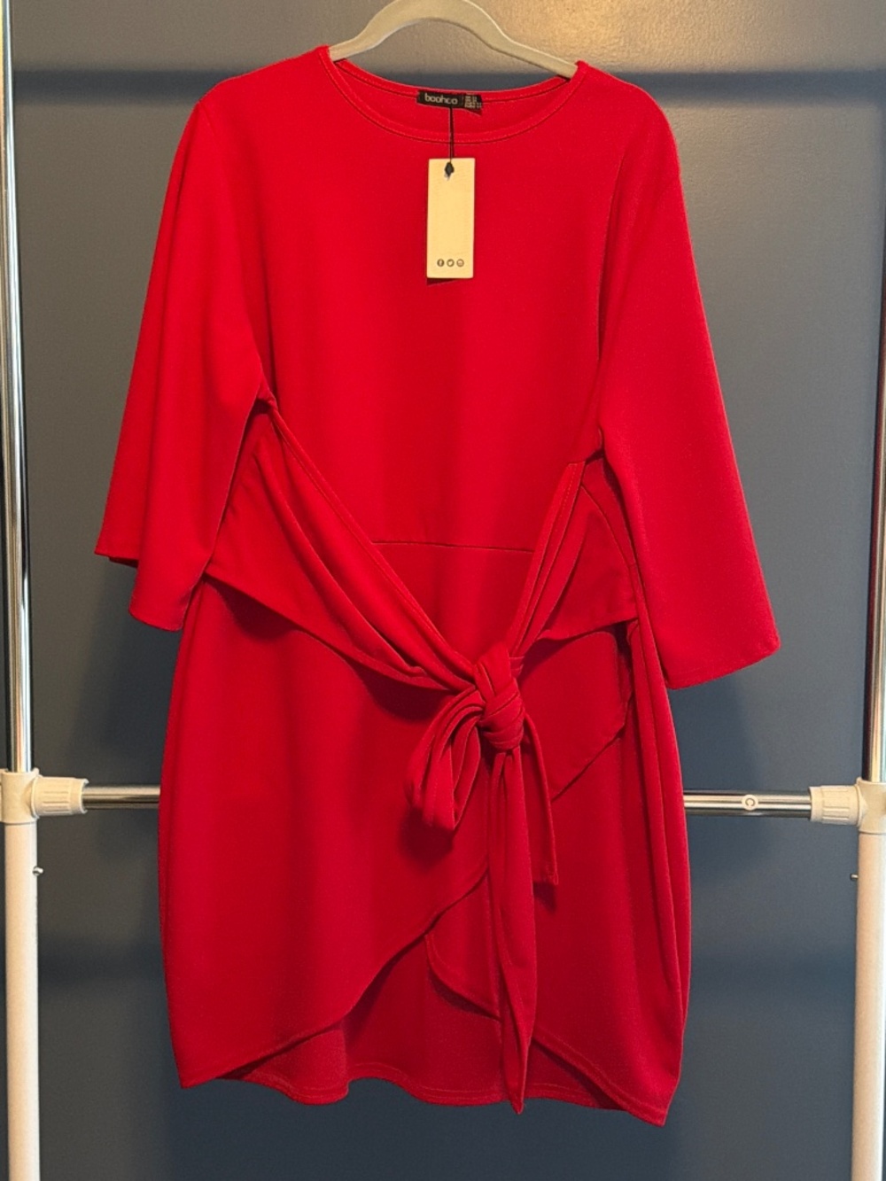 Faux Wrap Dress